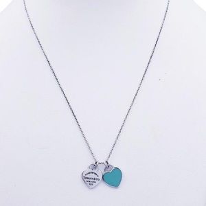 Tiffany two heart necklace